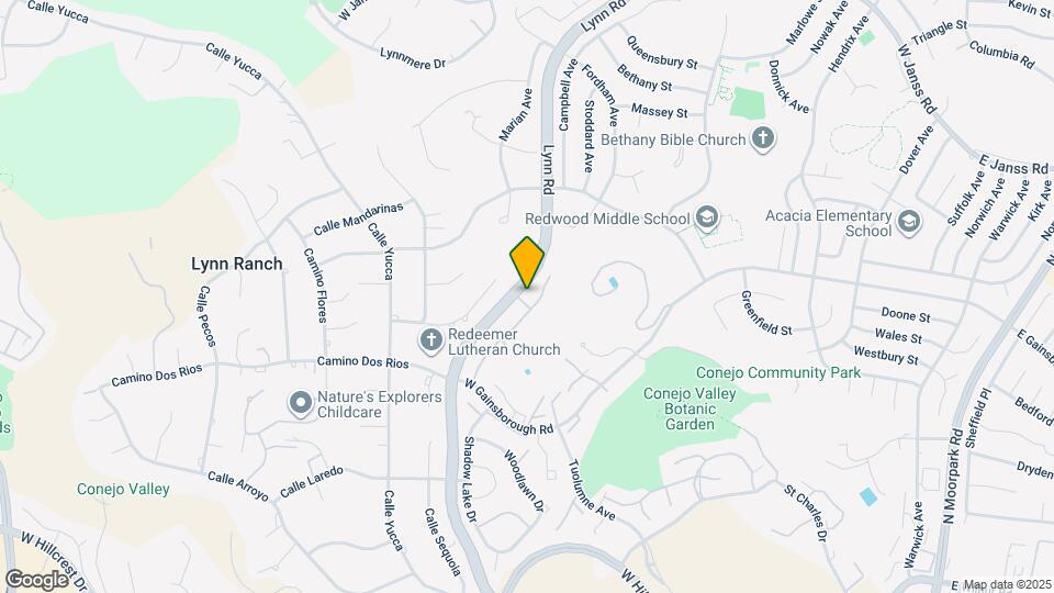1241 Monte Sereno Dr Map and Location Details