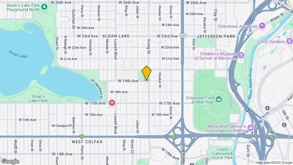 3300 W 19th Ave Map and Location Details