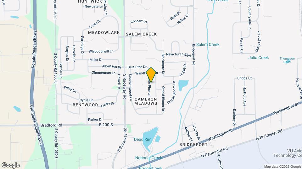 1905 Blue Pine Ln Map and Location Details