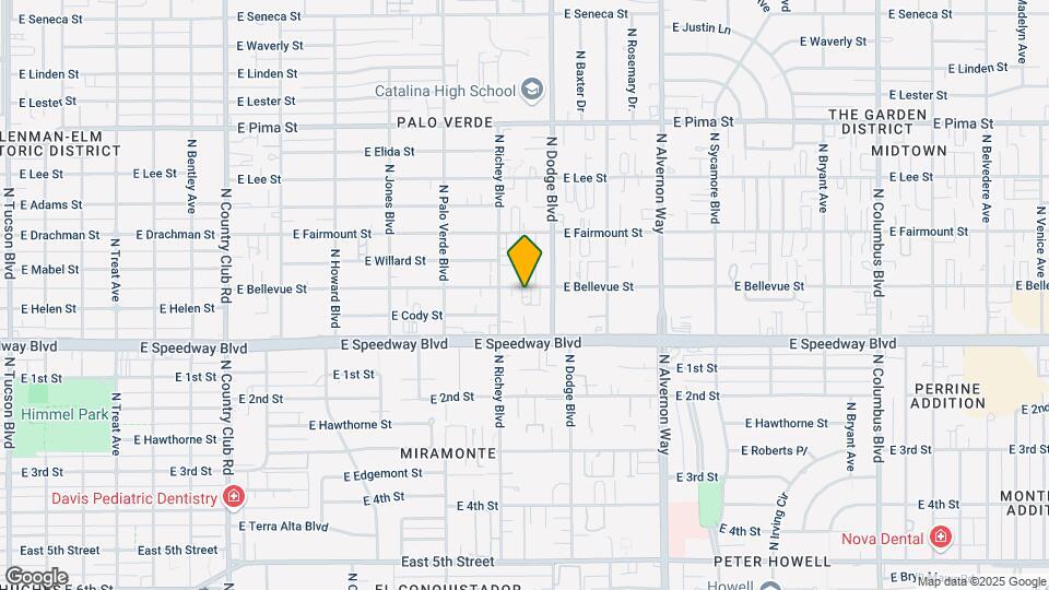 3624-3628 E Bellevue St Map and Location Details