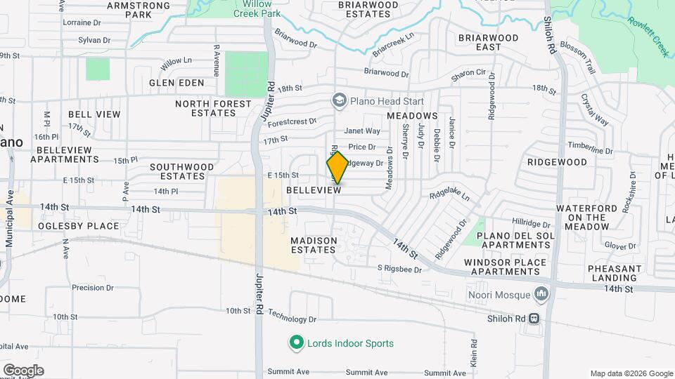 2701 Meadows Dr Map and Location Details