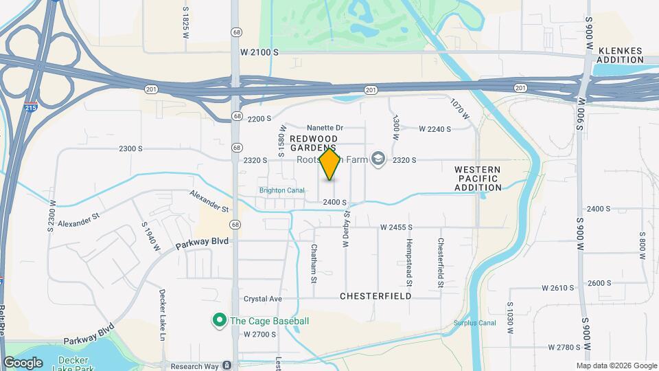 1468 W 2400 S Map and Location Details