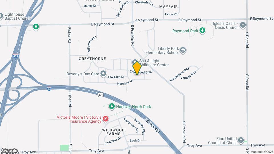 8014 Harshaw Dr Map and Location Details