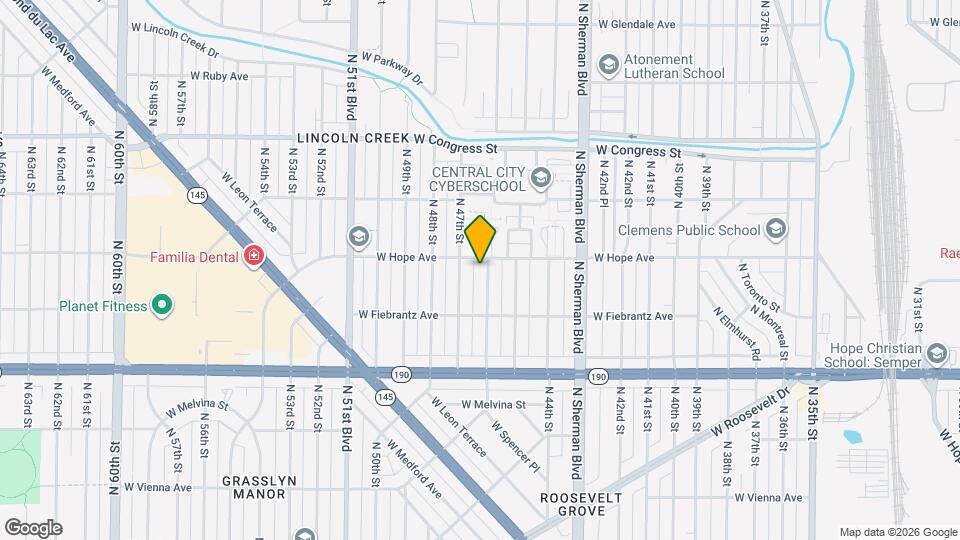 4167 N 46th St Mapa y Detalles de la Ubicación