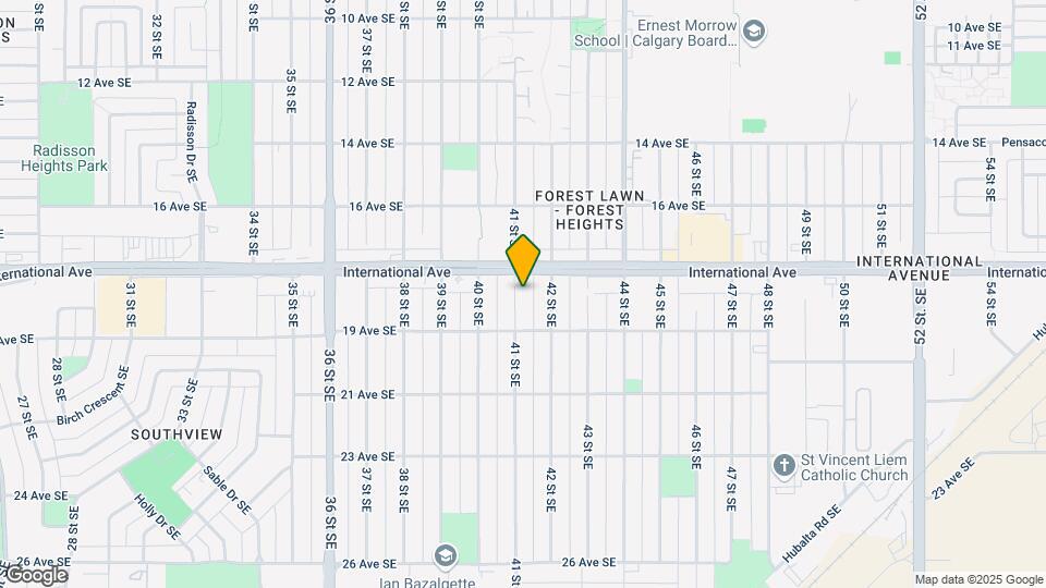 1818 41 St SE Map and Location Details