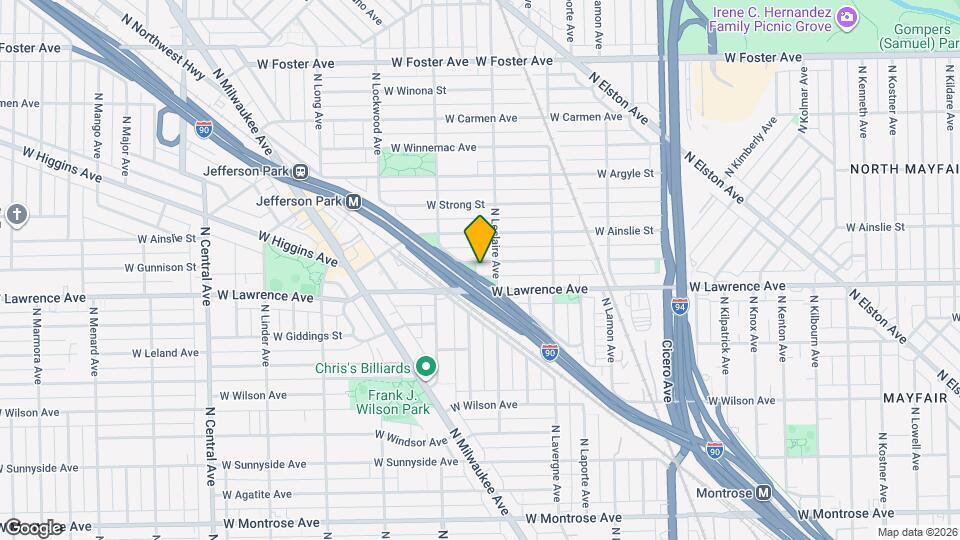 5117 W Gunnison St, Unit B Mapa y Detalles de la Ubicación