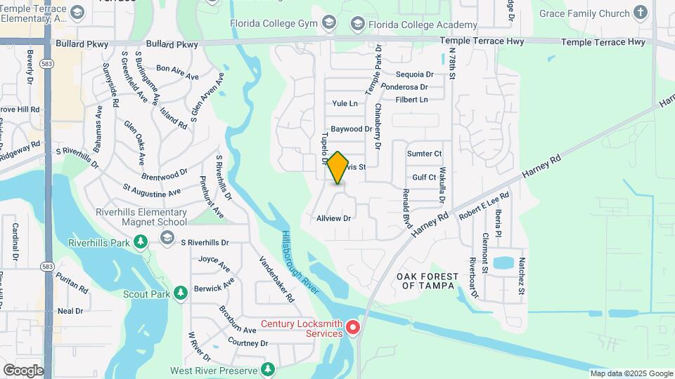 8320 Oleander Ln Map and Location Details