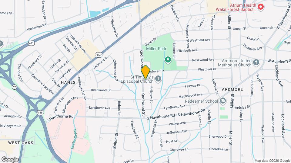 801 Knollwood St Map and Location Details