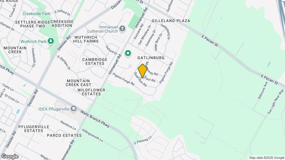 1502 Quail Run Rd Mapa y Detalles de la Ubicación