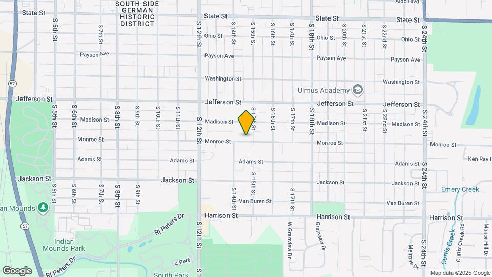 1429 Monroe St Map and Location Details