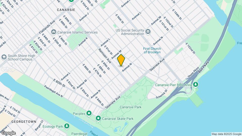 1570 E 91st St Map and Location Details