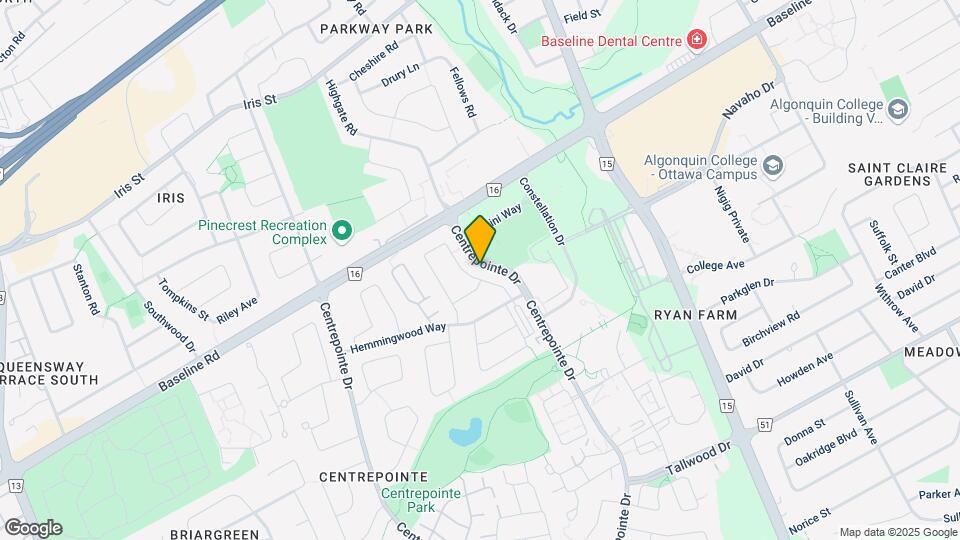 45 Thornbury Crescent Map and Location Details