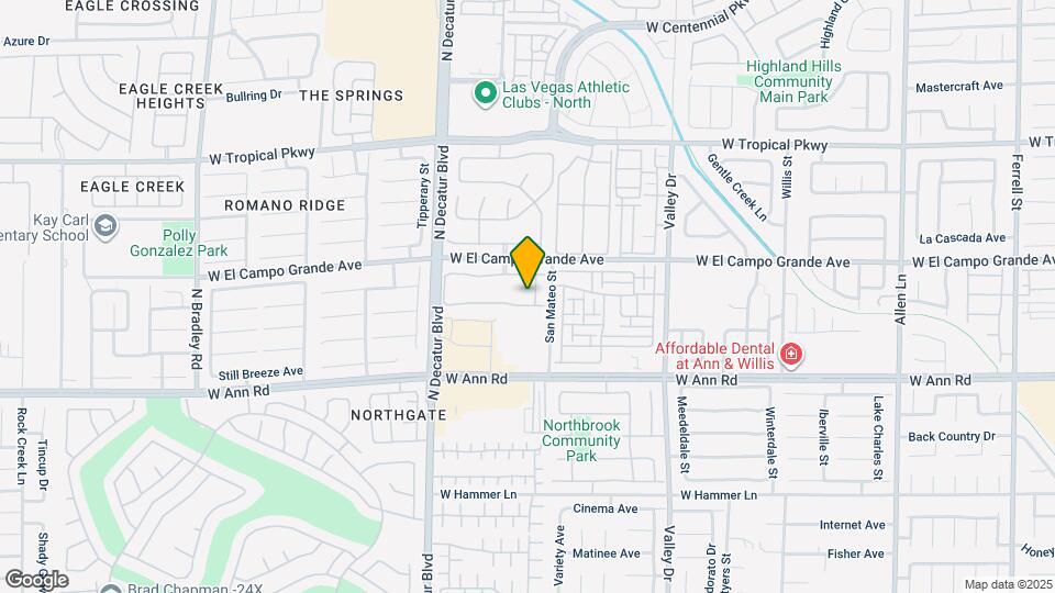 5721 Bullhead St Map and Location Details