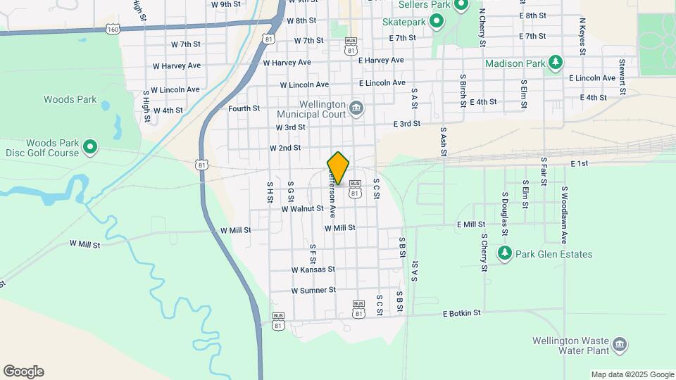 703 S Jefferson Ave Map and Location Details