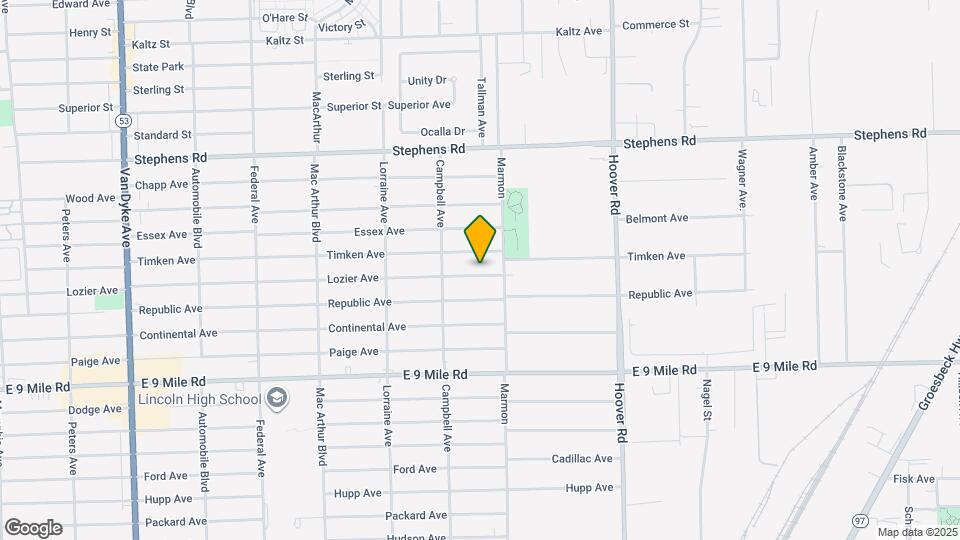 11291 Lozier Ave Map and Location Details