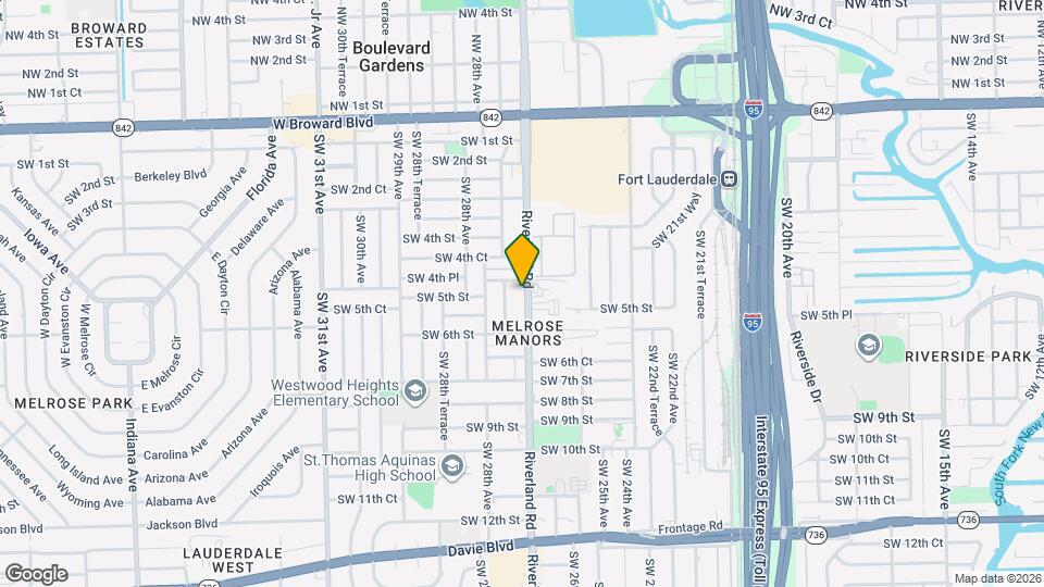 519 SW 27th Terrace Map and Location Details