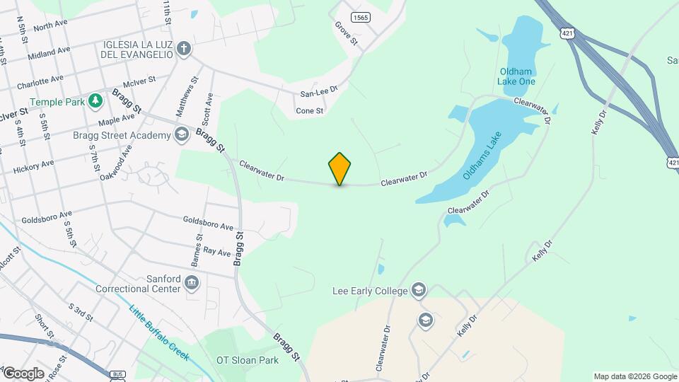 904 Clearwater Dr Mapa y Detalles de la Ubicación