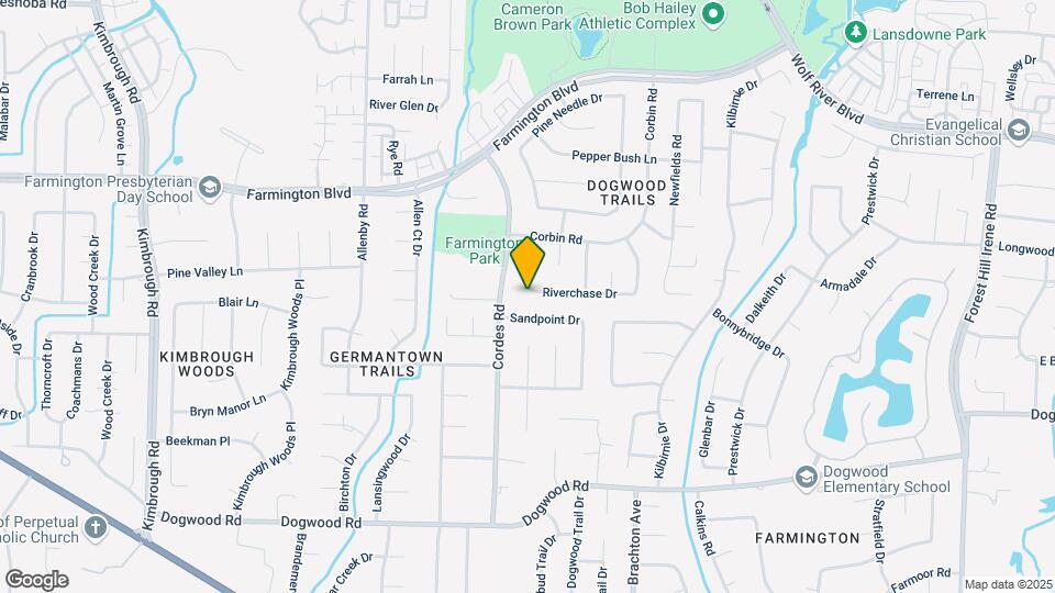8595 Riverchase Dr Map and Location Details