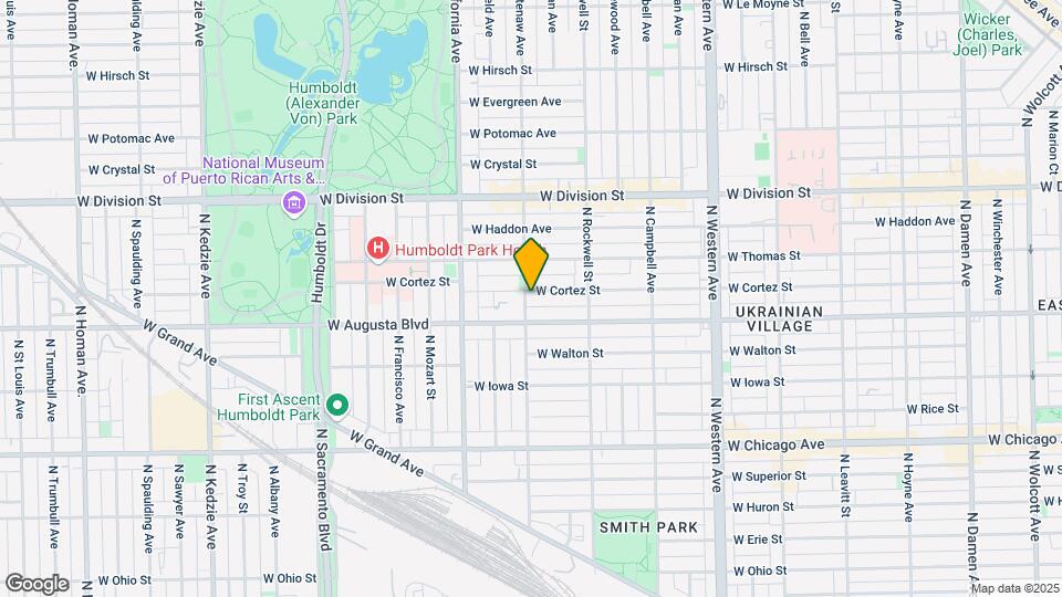 1015 N Washtenaw Ave Mapa y Detalles de la Ubicación