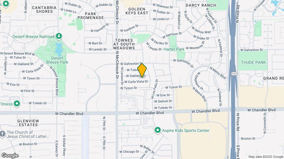 3630 W Carla Vista Dr Map and Location Details