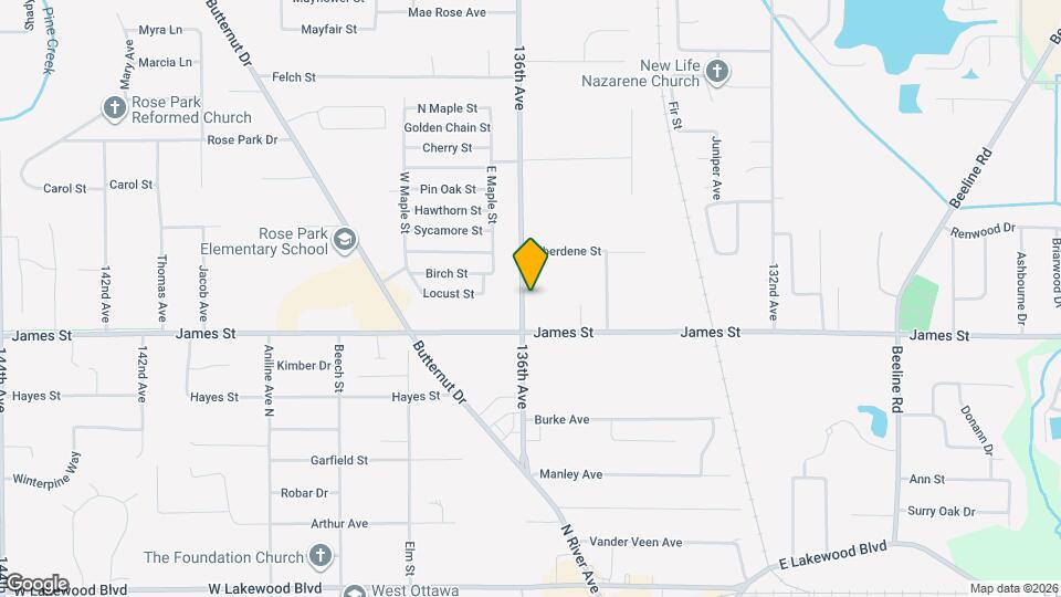 509 136th Ave Map and Location Details