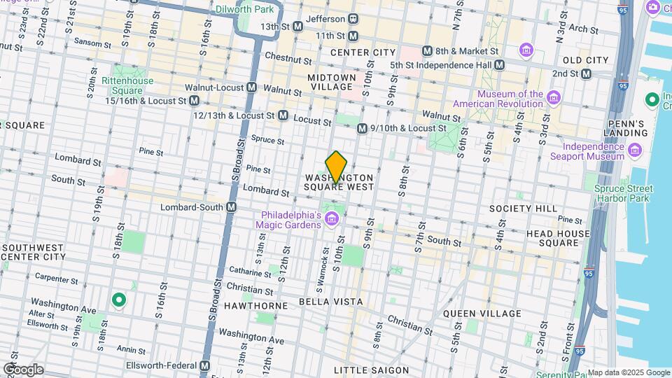 1019 Waverly St Mapa y Detalles de la Ubicación