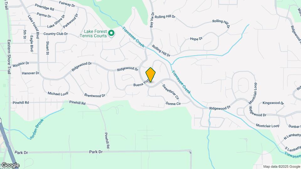 233 Ridgewood Dr Map and Location Details
