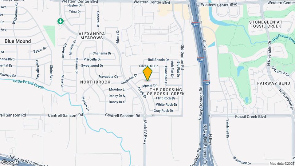 2625 Alpena Dr Map and Location Details