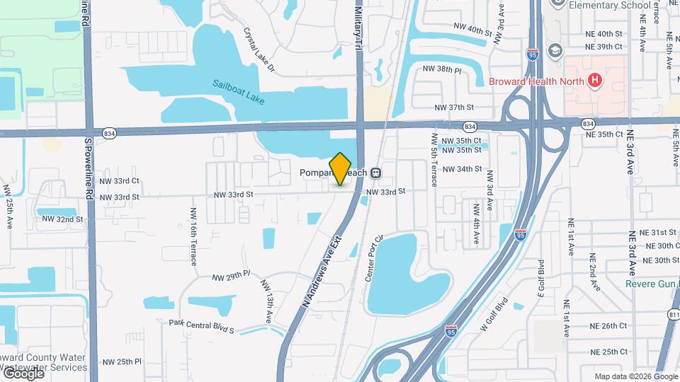 1042 NW 33rd St Map and Location Details