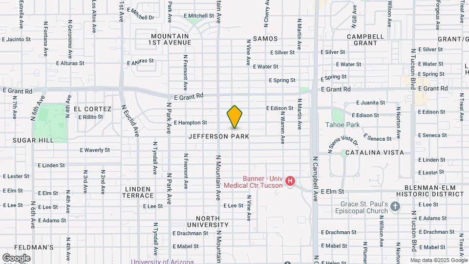 2110 N Highland Ave Mapa y Detalles de la Ubicación