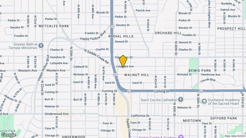 4513 Lafayette Ave Map and Location Details