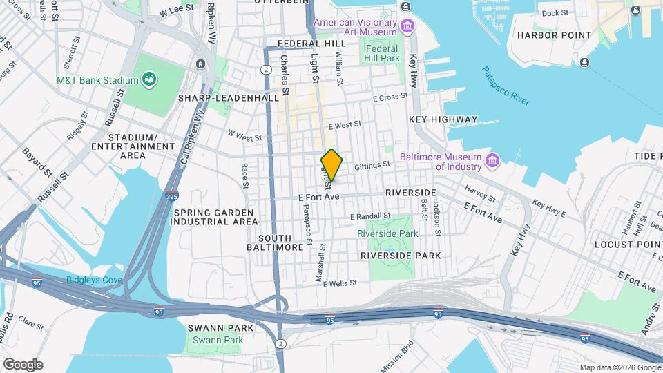 1443 Light St Map and Location Details