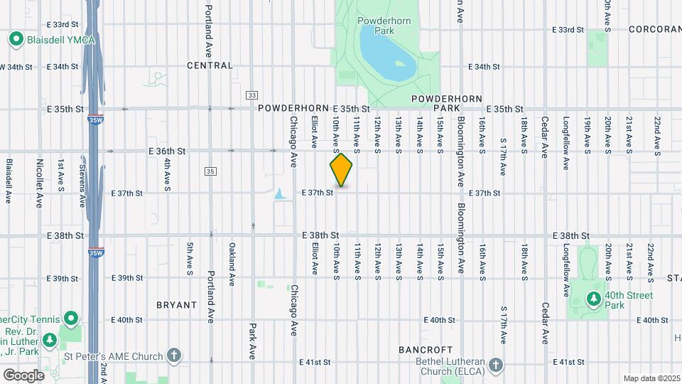 1008 E 37th St Map and Location Details