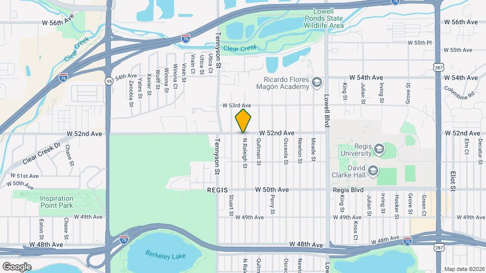 5195 N Raleigh St Map and Location Details