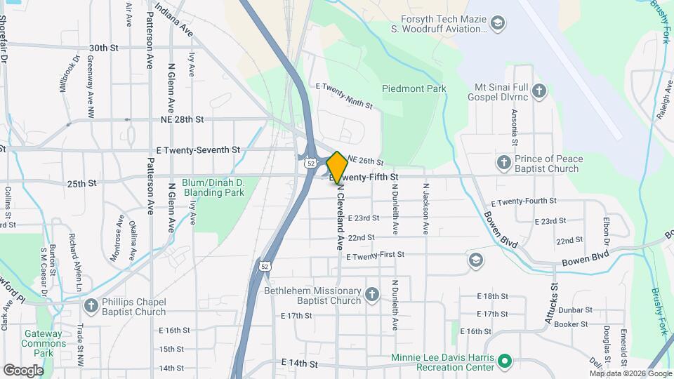 2412 N Cleveland Ave Map and Location Details