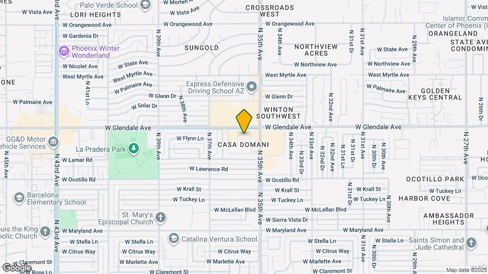 6822 N 35th Ave Map and Location Details