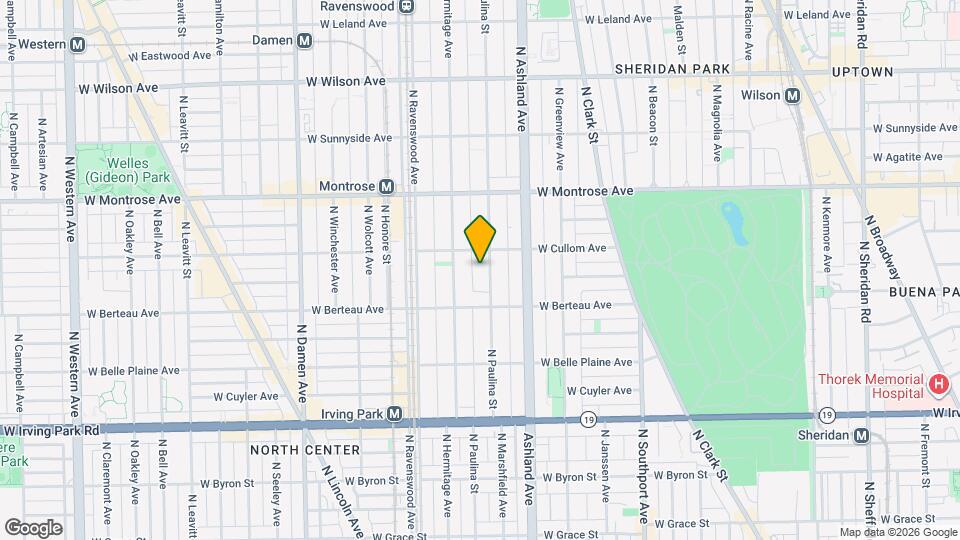 4238 N Paulina St, Unit 2E Map and Location Details