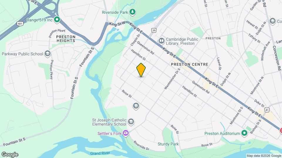 445 Vine St Map and Location Details