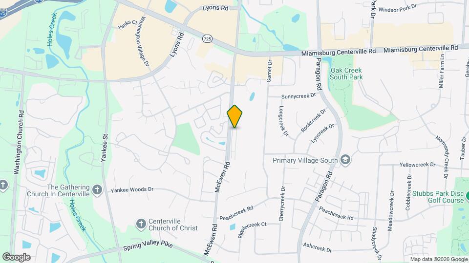 8410 McEwen Rd Map and Location Details