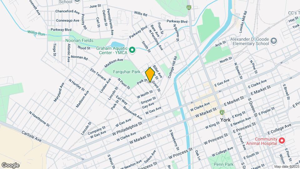 321 N Newberry St Map and Location Details