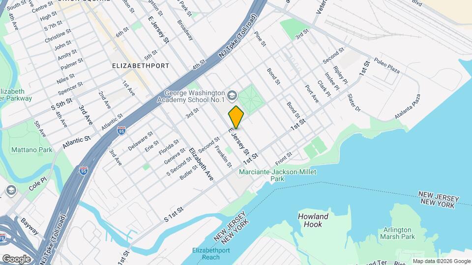 155 E Jersey St, Unit 1 Map and Location Details