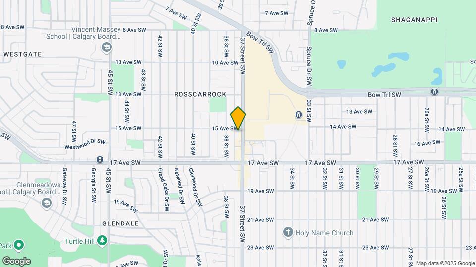 1608 38 St SW Map and Location Details