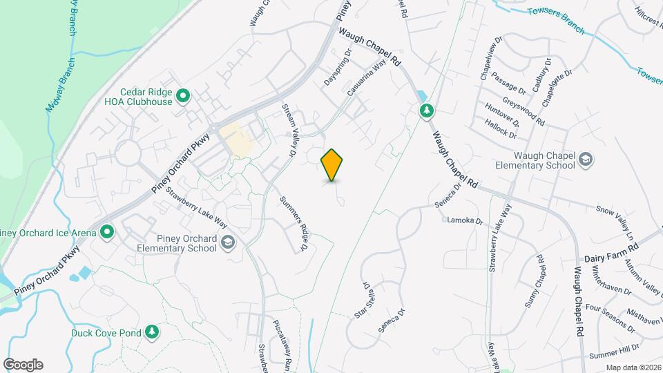 703 Horse Chestnut Ct Map and Location Details