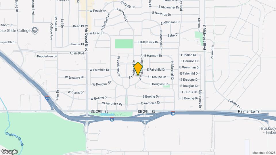 301 E Rickenbacker Dr Map and Location Details