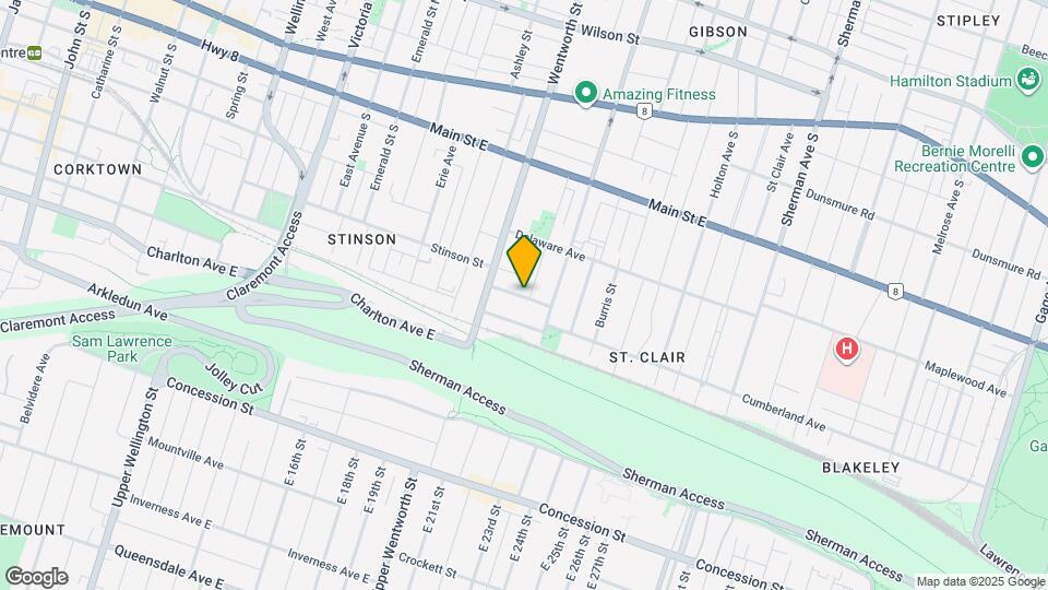 116 Myrtle Ave Map and Location Details