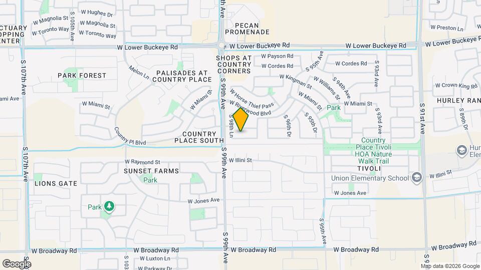 9820 W Heber Rd Map and Location Details