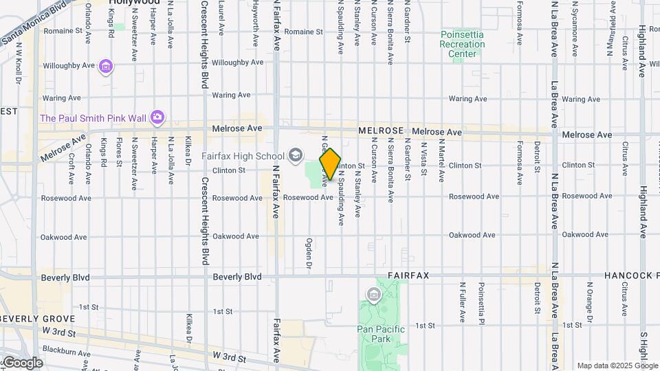 518 N Genesee Ave, Unit 518 Mapa y Detalles de la Ubicación