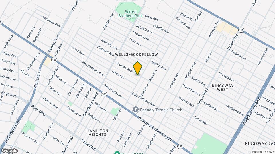 5608 Wabada Ave Map and Location Details