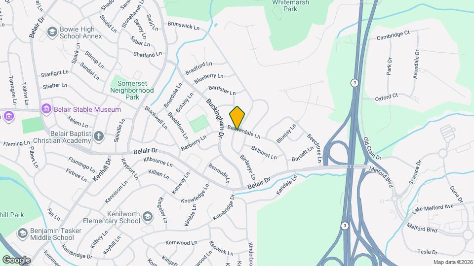 2811 Birdseye Ln Mapa y Detalles de la Ubicación