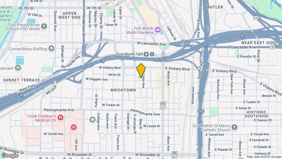 410 W Daggett Ave Map and Location Details